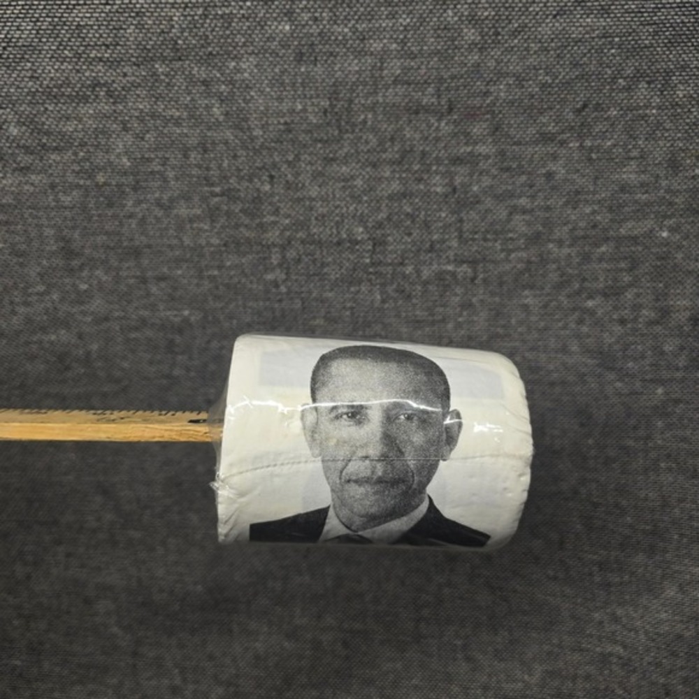 BigMouth Inc Obama Toilet Paper Novelty Gag Gift Collectible BM1360 White‎ Roll